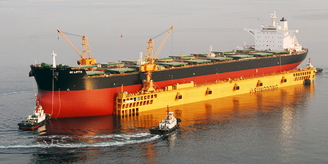 This picture is floating dock.
